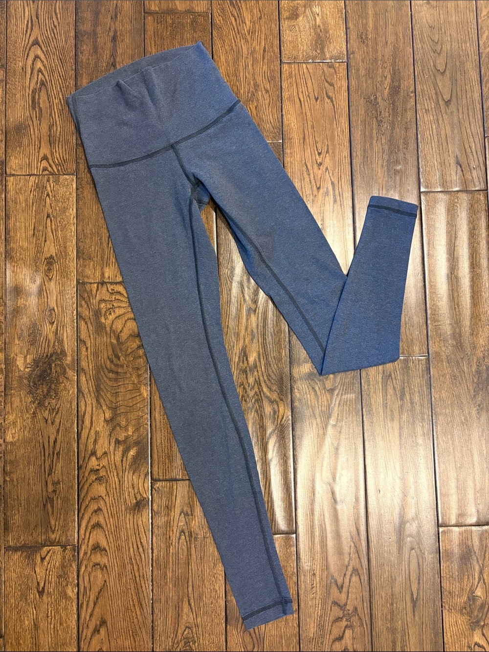 Lululemon Wunder Under Women’s High-Waist Marled Navy Fleece-Feel Leggings